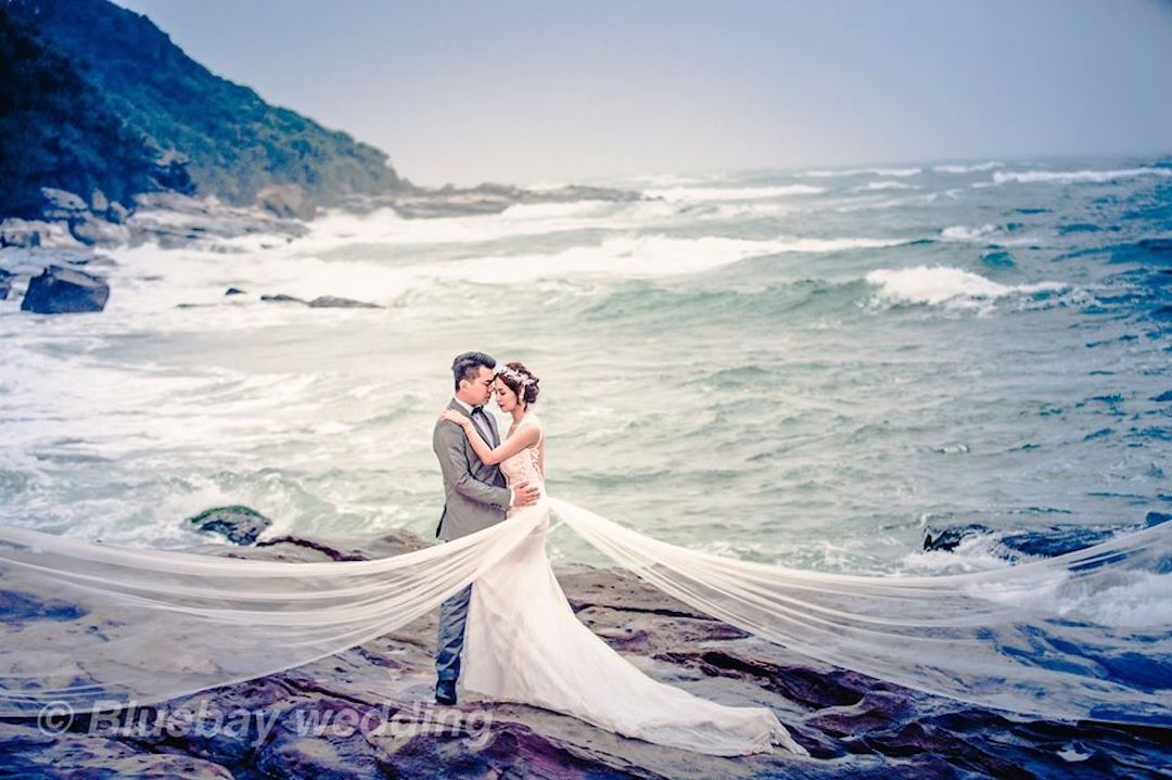 蔚藍海岸婚禮 婚紗照