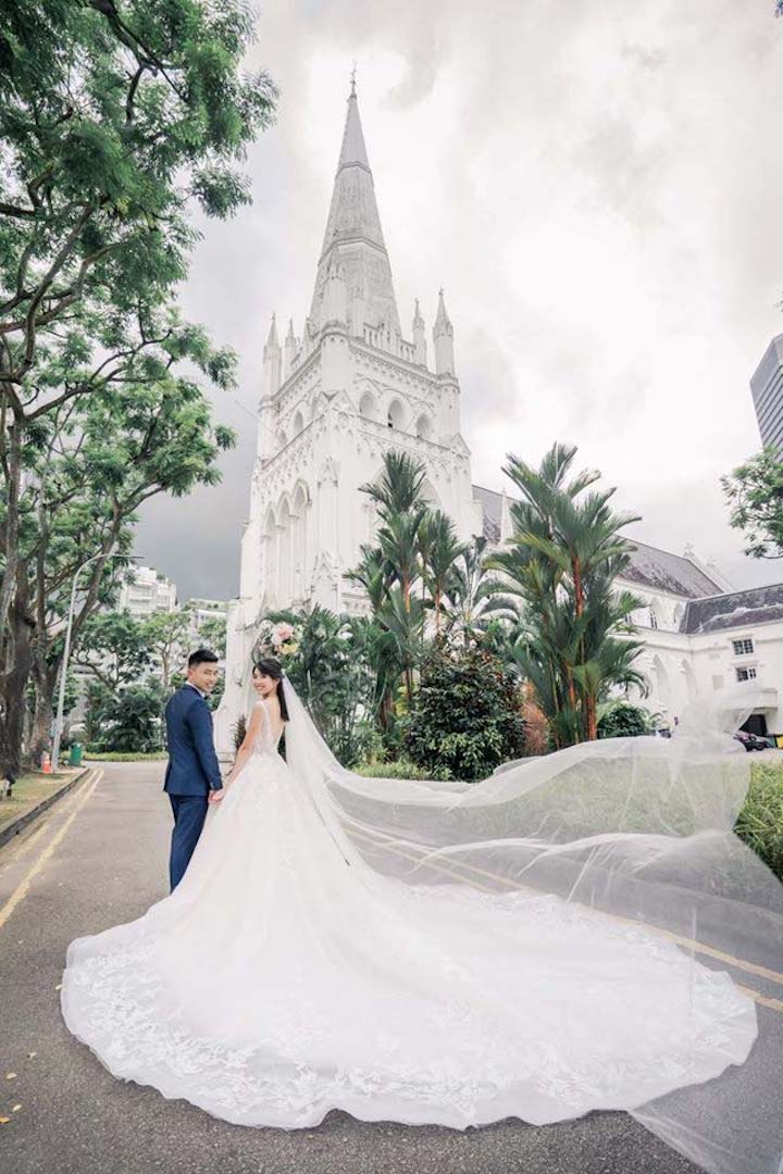 新加坡蔚藍海岸 婚紗禮服 
