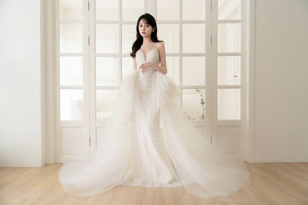 高雄翡麗婚紗 星光呢喃．可拆式魚尾禮服1