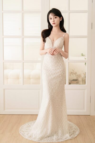 高雄翡麗婚紗 星光呢喃．可拆式魚尾禮服