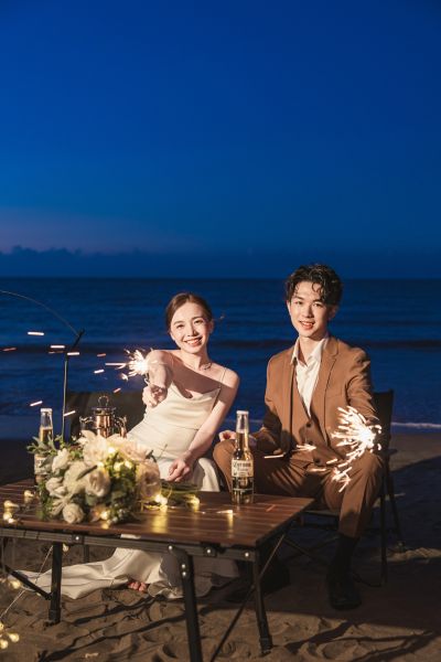 台北曼哈頓 新韓風婚紗照 氛圍感 婚紗照-1