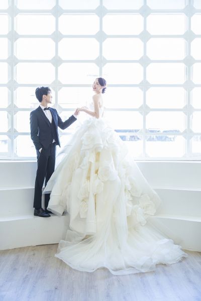 台北曼哈頓 新韓風婚紗照 唯美 禮服 -2