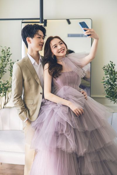 台北曼哈頓 新韓風婚紗照 居家風 婚紗照 -2