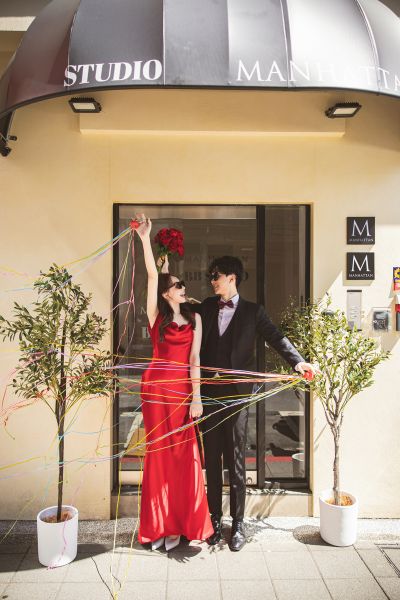 台北曼哈頓 新韓風婚紗照 時尚感婚紗照 -3