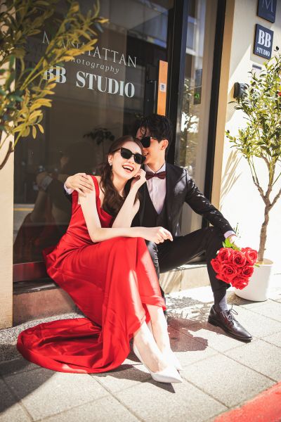 台北曼哈頓 新韓風婚紗照 時尚感婚紗 照 -1