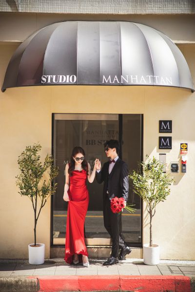 台北曼哈頓 婚紗 新韓風 婚紗照 時尚感-2