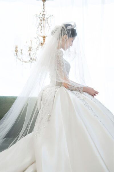 高雄法國台北婚紗 奢華白紗 重工水晶展現純淨優雅女王氣質2_result