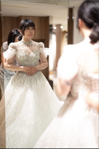 高雄法國台北婚紗 新娘婚紗試穿與試妝7