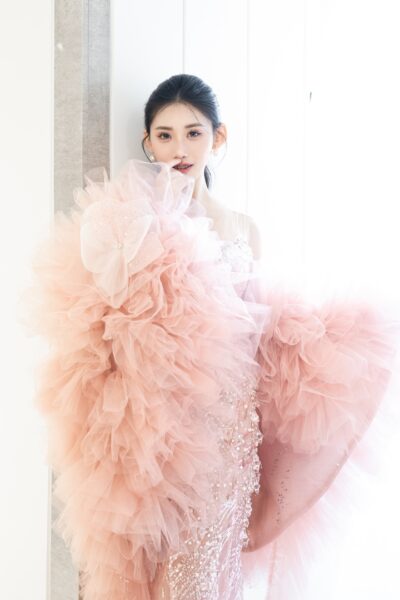 高雄法國台北婚紗 水晶粉鑽 名媛魚尾低調魅力禮