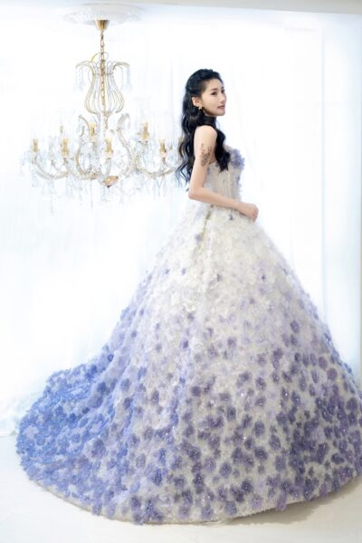 高雄法國台北婚紗 立體花瓣蕾絲禮服5_result
